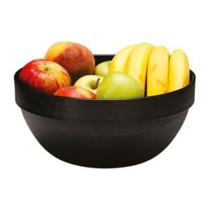 Zicco ZCP-050 Polikarbon Yuvarlak Kase, 29 cm, Siyah