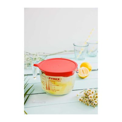 Pyrex 264P000/7046 Kapaklı Cam Ölçü Kabı, 1 L - Görsel 2