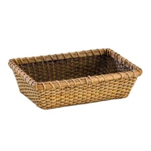Zicco JF-017 Rattan Bambu Ekmek Sepeti, 16x22x7 cm