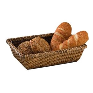 Zicco JF-017 Rattan Bambu Ekmek Sepeti, 19x27 cm