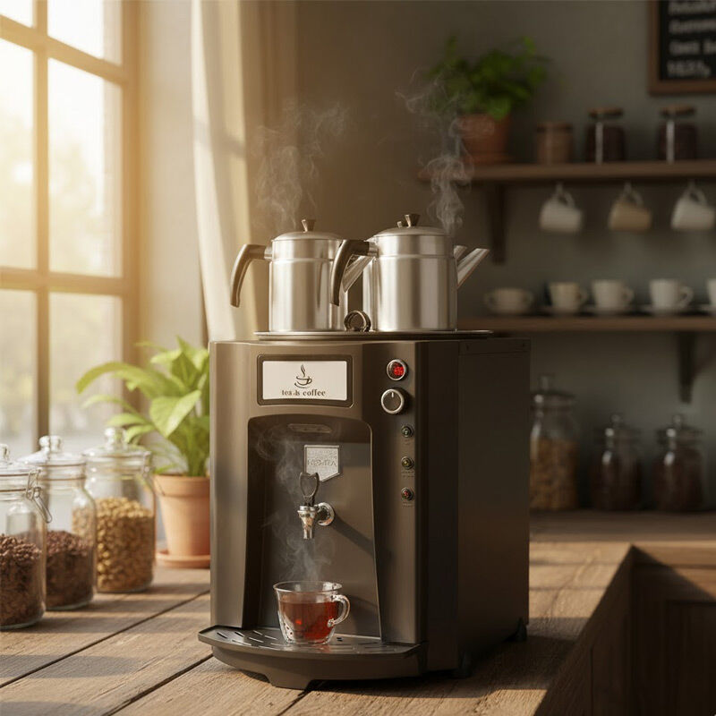 Remta DE10P Premium Jumbo Çay Makinesi, 3 Demlikli, 40 L, Elektrikli, Siyah - Görsel 2