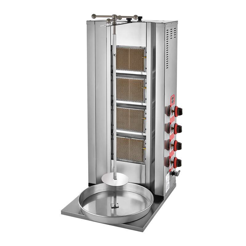 Remta D08 Motorsuz Döner Ocağı, 4 Radyanlı, LPG