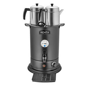 Remta EL11 Elite Çay Makinesi, 2 Demlikli, 20 L, Elektrikli, Siyah