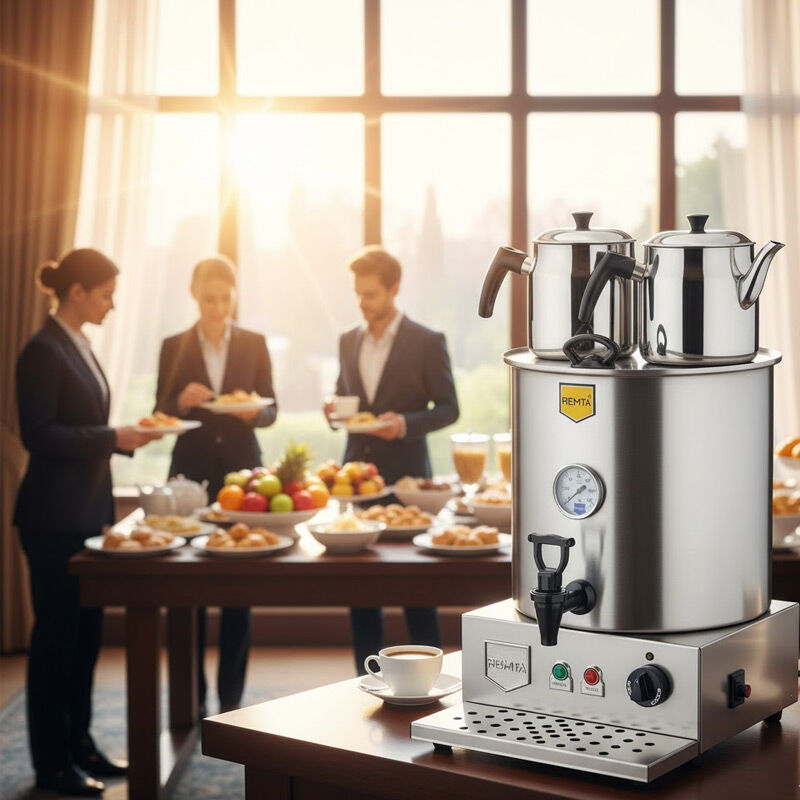 Remta DE21 Master Çay Makinesi, 2 Demlikli, 23 L - Görsel 2