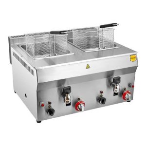 Remta R113CE Musluklu Fritöz, 8+8 L, Doğalgazlı