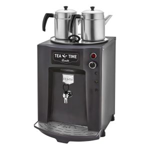 Remta DE11P Premium Jumbo Çay Makinesi, 2 Demlikli, 23 L, Siyah