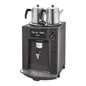 Remta DE11SP Premium Jumbo Şamandıralı Çay Makinesi, 2 Demlikli, 23 L, Siyah