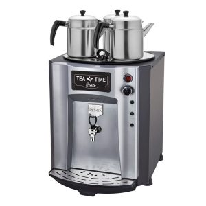 Remta DE10SP Premium Jumbo Şamandıralı Çay Makinesi, 3 Demlikli, 40 L, Elektrikli Gri