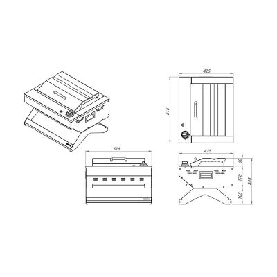 Remta R132+REG Profesyonel Pleyt Barbekü, Piknik Tüpü Regülatörlü, Tüplü - Görsel 2