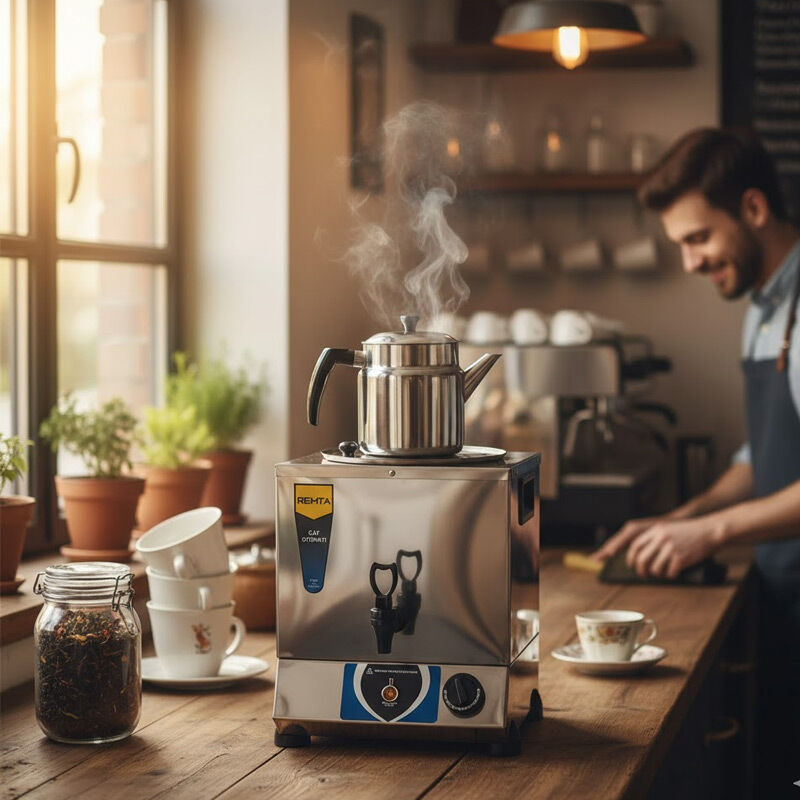 Remta TT01 Pleytsiz Tek Demlikli Çay Makinesi, 8 L, Elektrikli - Görsel 2