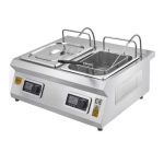 Remta WZ-TZ035x2 İndüksiyon Fritöz, 10+10 L, Elektrikli
