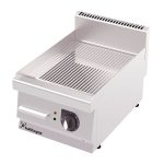 Rinnova 600 Serisi GG4060EC Oluklu Pleyt Izgara, Krom Kaplı, Elektrikli