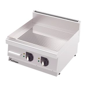 Rinnova 600 Serisi GG6060EC Oluklu Pleyt Izgara, Krom Kaplı, Elektrikli