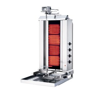 Rinnova KLG231HG Döner Ocağı, 4 Radyanlı, Elektrikli, Üstten Motorlu, Hareketli Gövde, Camlı