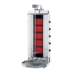 Rinnova KLG232 Döner Ocağı, 5 Radyanlı, Elektrikli, Üstten Motorlu, Camlı