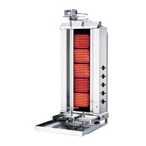 Rinnova KLG232HG Döner Ocağı, 5 Radyanlı, Elektrikli, Üstten Motorlu, Hareketli Gövde, Camlı