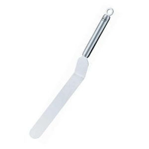 Rösle 12558 Paslanmaz Çelik Açılı Pasta Düzleyici, 38 cm