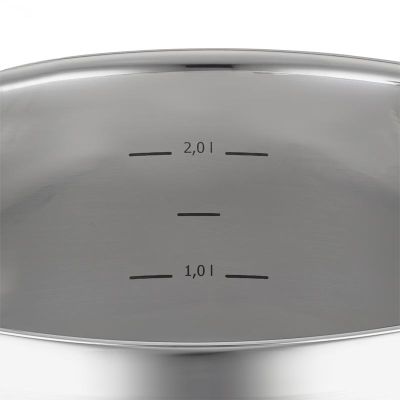 Rösle 91934 Paslanmaz Çelik Kısa Tencere, 20 cm - Görsel 3
