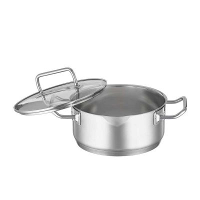 Rösle 91944 Expertiso Paslanmaz Çelik Kısa Tencere, 20 cm - Görsel 2