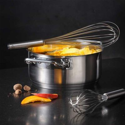 Rösle 91944 Expertiso Paslanmaz Çelik Kısa Tencere, 20 cm - Görsel 3