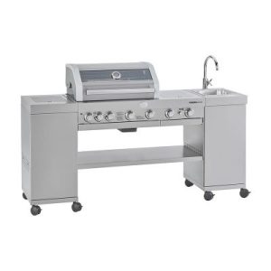 Rösle Videro G4-SK Paslanmaz Çelik Barbekü İstasyonu, Gazlı