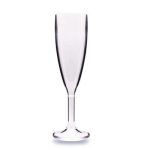 Rubikap Flüt Şampanya Bardağı, 180 ml, Şeffaf