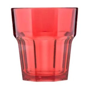 Rubikap Premium Polikarbon Bardak, 200 ml, Kırmızı