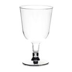 Rubikap Tek Kullanımlık Ayaklı Kadeh, 150 ml, Gümüş