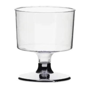 Rubikap Tek Kullanımlık Ayaklı Shot Bardağı, 50 ml, Gümüş