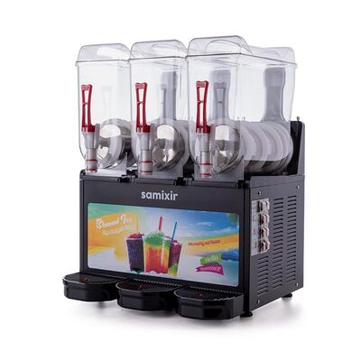 Samixir SLUSH36 Allure Triple Ice Slush Granita Milkshake ve Soğuk Meyve Suyu Dispenseri, 12+12+12 L, Siyah - Görsel 2