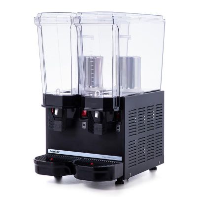 Samixir 40.SSB Klasik Twin Soğuk İçecek Dispenseri, 20+20 L, Fıskiyeli, Siyah - Görsel 2