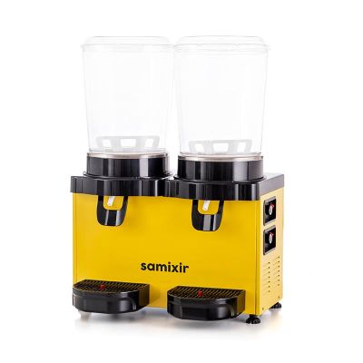 Samixir MM20 Panaromik Twin Soğuk İçecek Dispenseri, 10 L+10 L, Sarı - Görsel 2