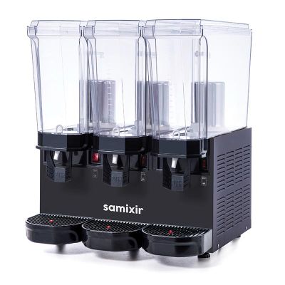 Samixir 60.SSSB Triple Klasik Fıskiyeli Soğuk İçecek Dispenseri, 20+20+20 L, Siyah - Görsel 2