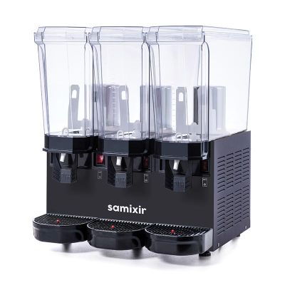 Samixir 60.MMMB Triple Klasik Karıştırıcılı Soğuk İçecek Dispenseri, 20+20+20 L, Siyah - Görsel 2