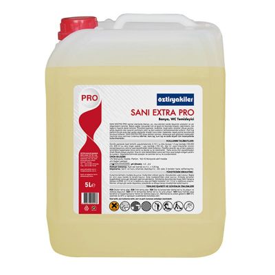 Öztiryakiler Sani Extra Pro Banyo ve Tuvalet Temizleyici, 5 L