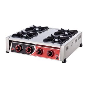 SilverInox 2903 4 Gözlü Set Üstü Mini Ocak, LPG'li