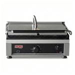 SGS TG 2735 E/G Alt Düz Üst Girintili Tost Makinesi, Tek Kapaklı, Elektrikli