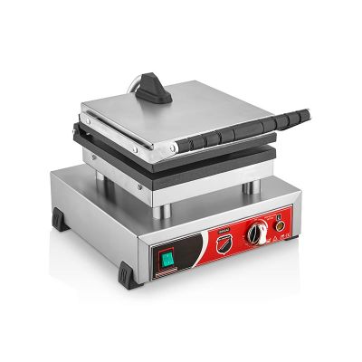 SilverInox WF Dörtlü Kare Model Waffle Makinesi, Elektrikli - Görsel 2
