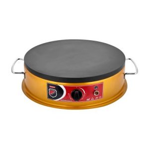 SilverInox CRP-01 Krep Makinesi, 40 cm, Elektrikli, Gold