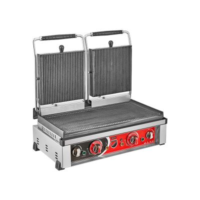 SilverInox SS-20DH Style Çift Kapaklı Hamburger Makinesi, 20 Dilim, Elektrikli