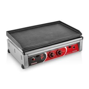 SilverInox 2602-DZ Düz Döküm Izgara, 70 cm, LPG
