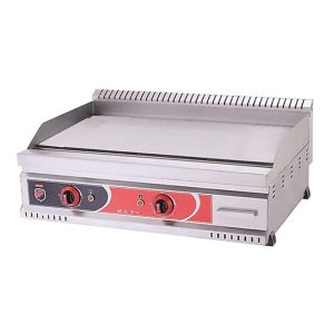 SilverInox PGE-80-D 600 Seri Düz Pleyt Izgara, 80x80 cm, Elektrikli