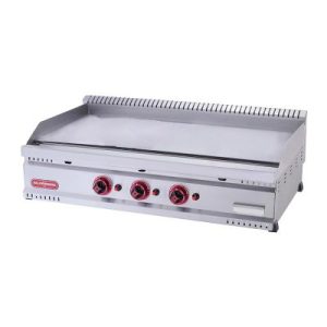 SilverInox PG-80-D 600 Seri Düz Pleyt Izgara, 80x60x35 cm, Doğalgazlı