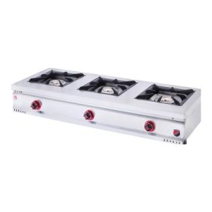 SilverInox MD-4G Set Üstü Midi Ocak, 3 Gözlü, 135x60x25 cm, LPG'li