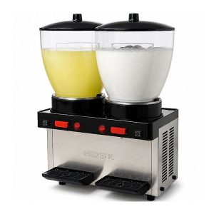 Hosk Special Çift Hazneli Ayran ve Soğuk İçecek Dispenseri, 2x20 L, Inox