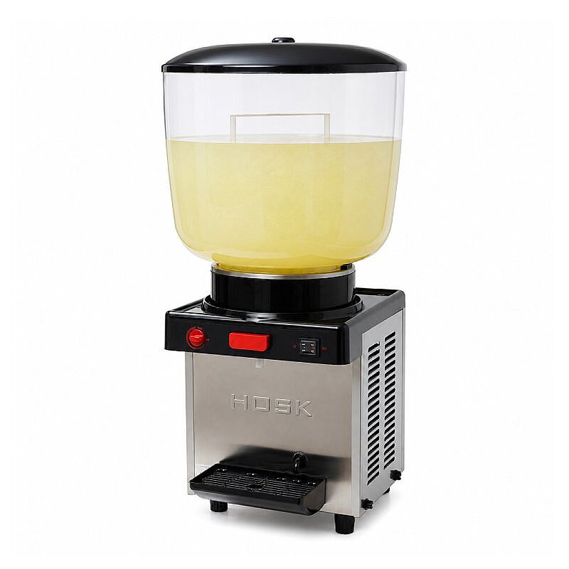 Hosk Special Tek Hazneli Ayran ve Soğuk İçecek Dispenseri, 35 L, Inox