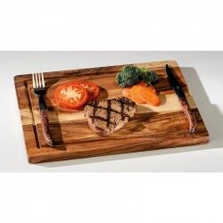 Zicco J9-029 Akasya Steak Tahtası, 25x35 cm, Kalınlık 1.8 cm - Görsel 2