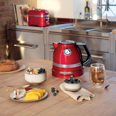 KitchenAid 5KEK1522EER Artisan Su Isıtıcı Kettle, 1.5 L, Kırmızı - Görsel 7