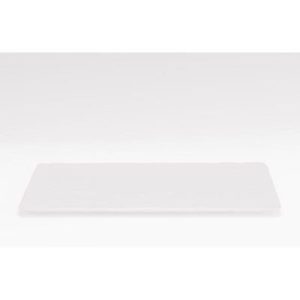 Zicco K-9550 Taş Model Melamin Teşhir Tabağı, 32x52 cm, Beyaz