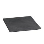 Zicco K-9500 Taş Model Melamin Teşhir Tabağı, 26x32 cm, Siyah